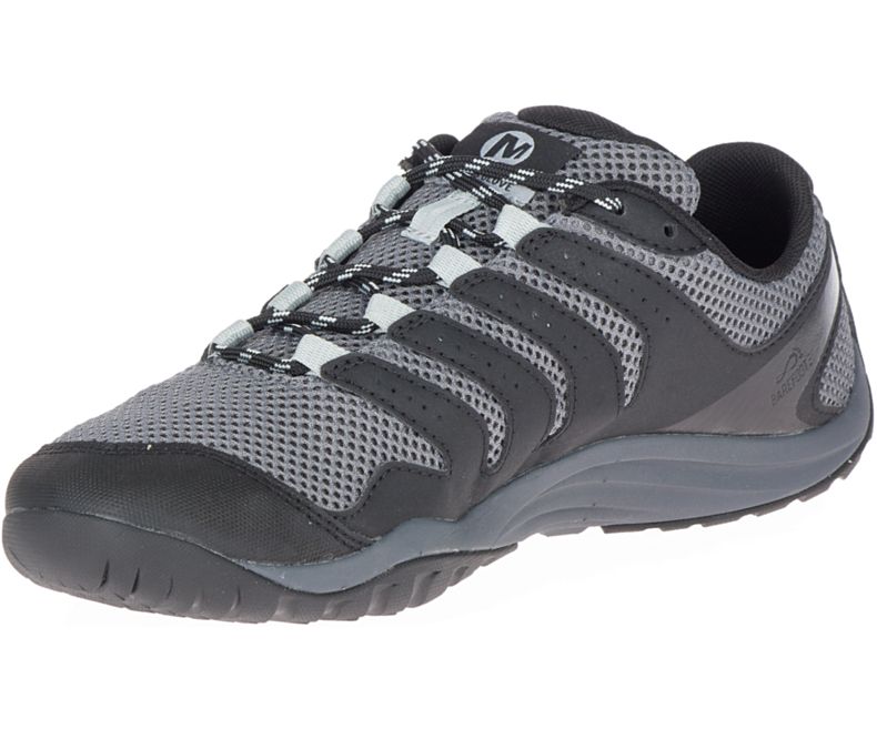 Merrell Cross Glove Barefoot Sko Herre Svarte Grå | 41503M-2BB