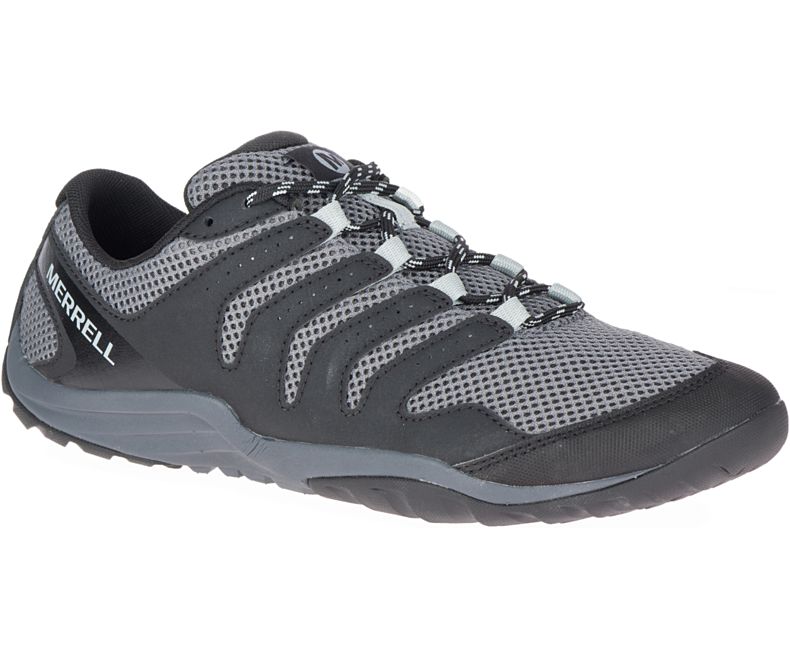 Merrell Cross Glove Barefoot Sko Herre Svarte Grå | 41503M-2BB