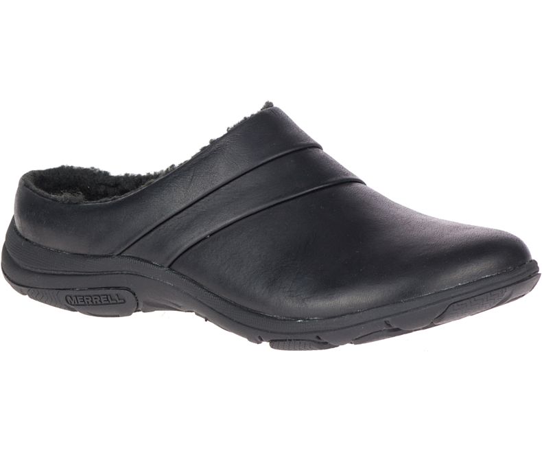 Merrell Dassie Ice Slip On Sko Dame Svarte | 41384W-1SB