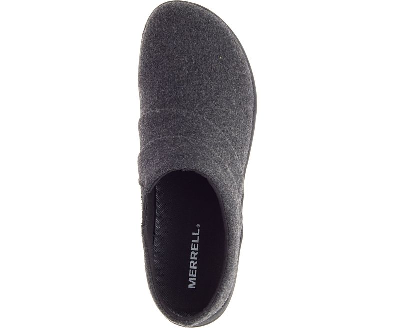 Merrell Dassie Stitch Badesandaler Ull Tresko Dame Mørke Grå | 39480W-1CD