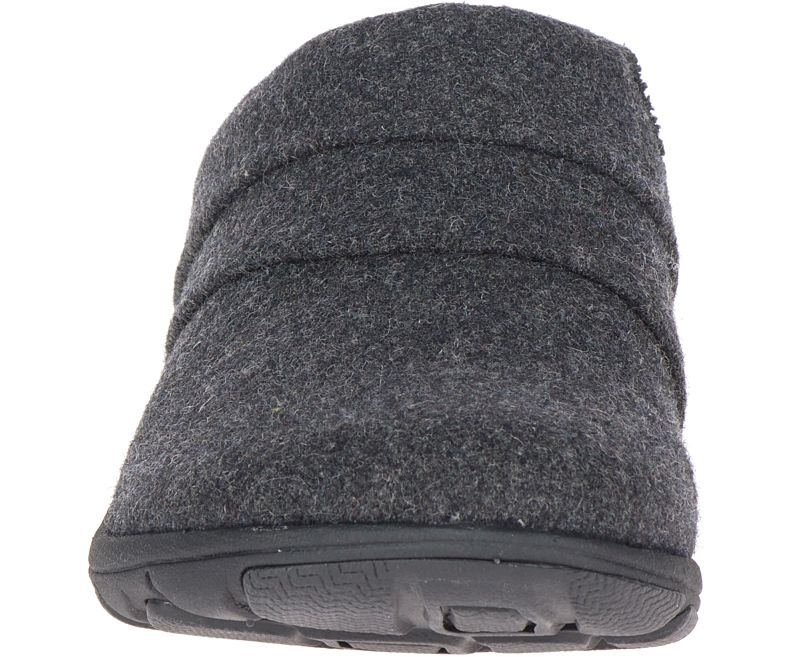 Merrell Dassie Stitch Badesandaler Ull Tresko Dame Mørke Grå | 39480W-1CD