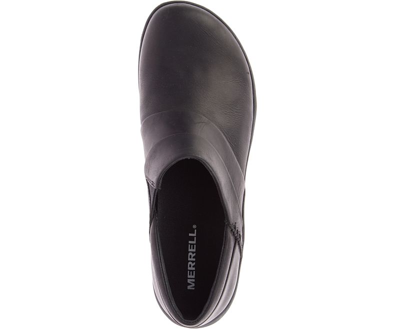 Merrell Dassie Stitch Brede Bredde Tresko Dame Svarte | 39478W-1CB