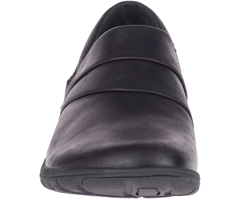 Merrell Dassie Stitch Brede Bredde Tresko Dame Svarte | 39478W-1CB