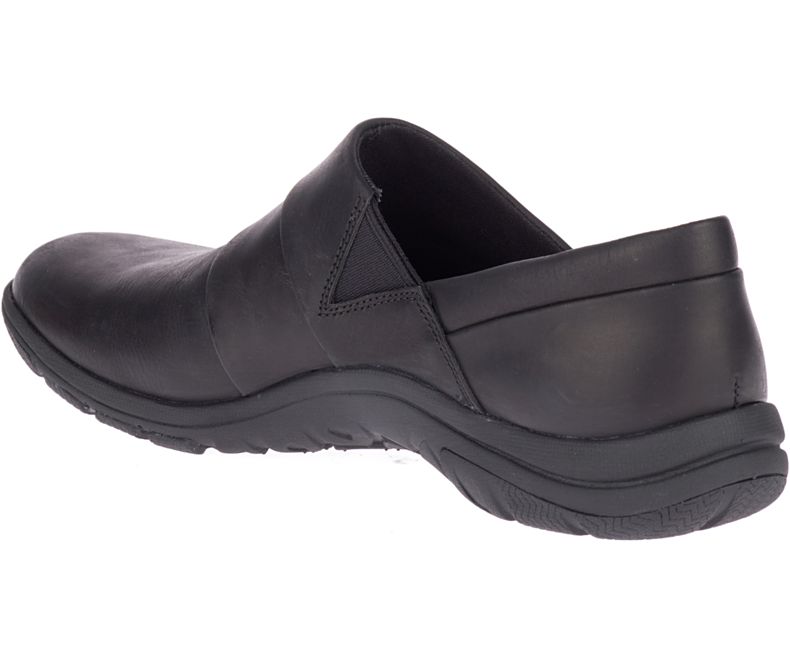 Merrell Dassie Stitch Brede Bredde Tresko Dame Svarte | 39478W-1CB