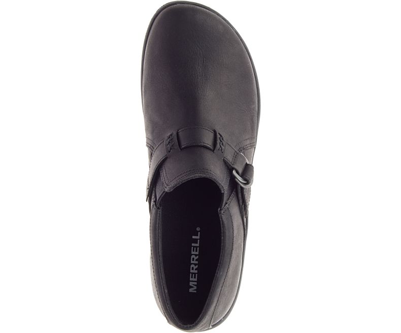 Merrell Dassie Stitch Spenne Tresko Dame Svarte | 39459W-1CB