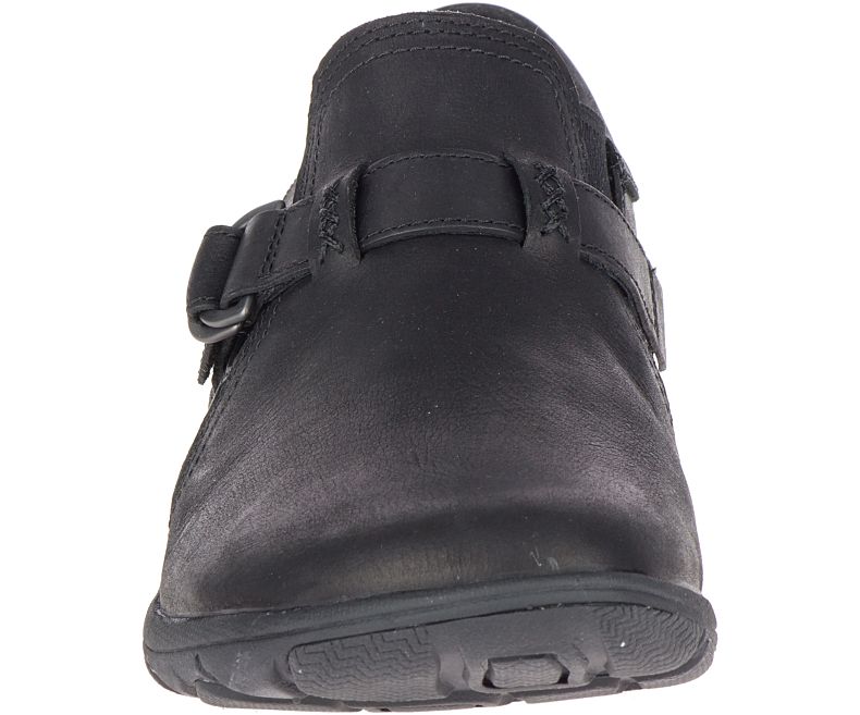 Merrell Dassie Stitch Spenne Tresko Dame Svarte | 39459W-1CB