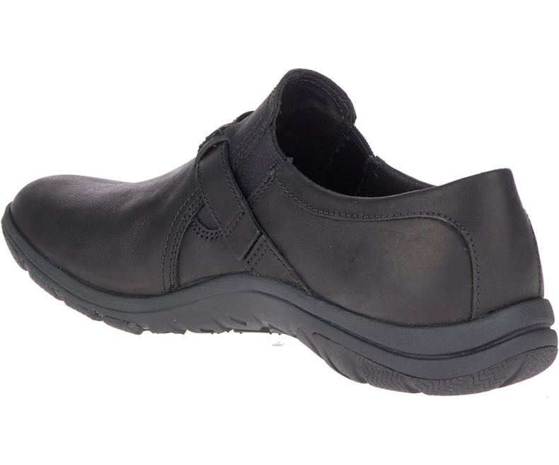 Merrell Dassie Stitch Spenne Tresko Dame Svarte | 39459W-1CB