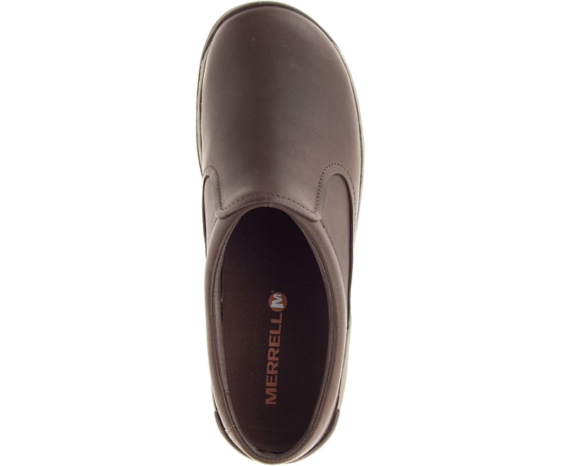 Merrell Encore Q2 Badesandaler Lær Tresko Dame Mørke Brune | 29578W-1CD