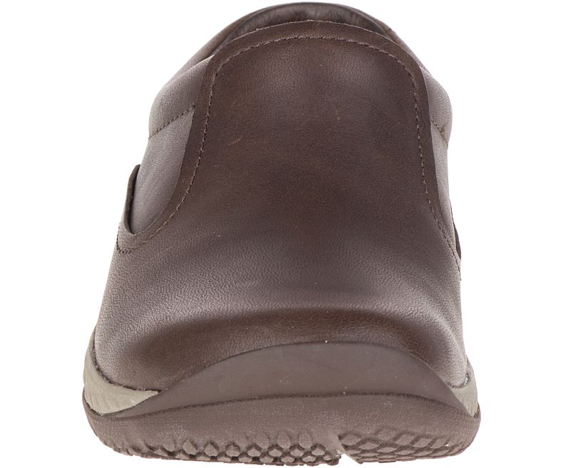 Merrell Encore Q2 Badesandaler Lær Tresko Dame Mørke Brune | 29578W-1CD