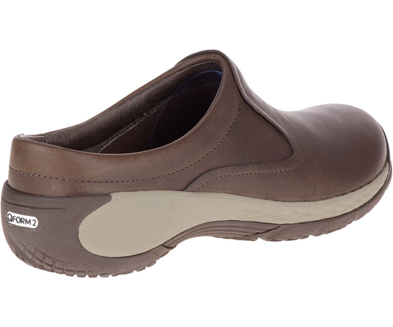 Merrell Encore Q2 Badesandaler Lær Tresko Dame Mørke Brune | 29578W-1CD