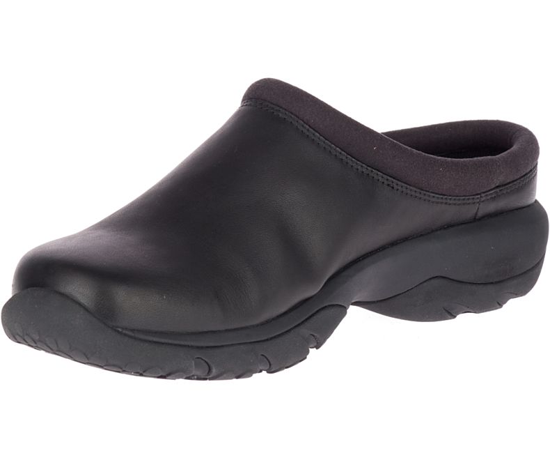 Merrell Encore Rexton Badesandaler Lær AC+ Slip On Sko Herre Svarte | 33355M-2SB