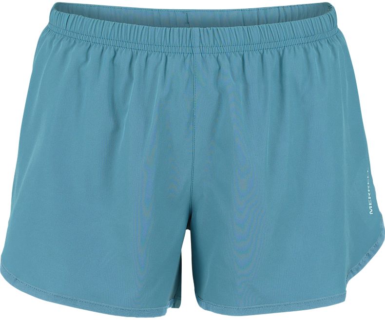 Merrell Entrada II Run Kort Shorts Dame Blå | 39693W-1SA
