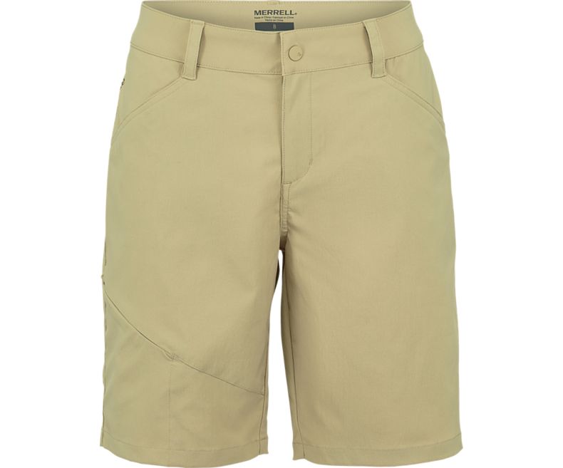 Merrell Entrada II Woven Kort Shorts Dame Khaki | 40711W-1SK