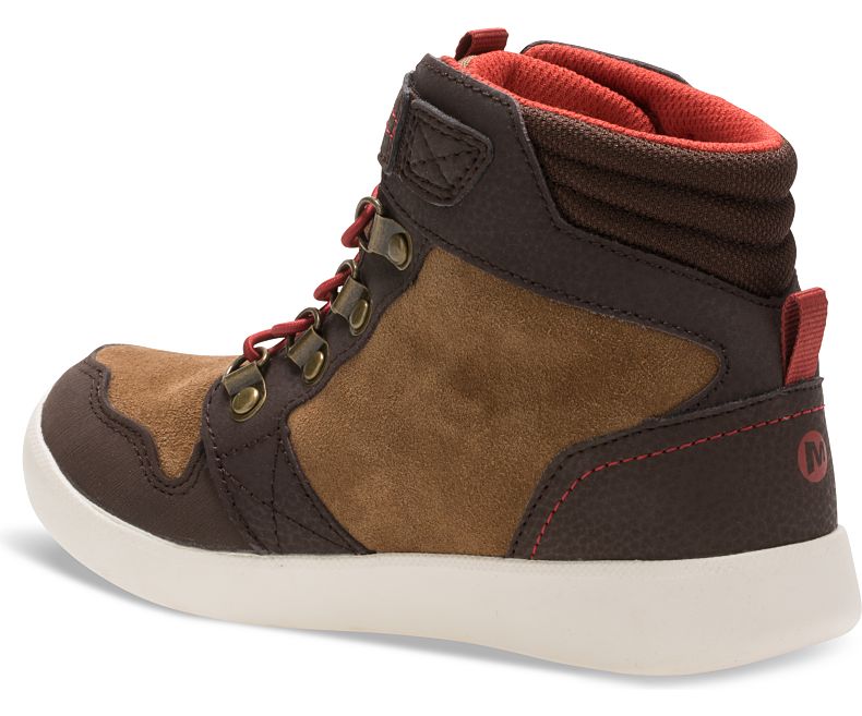 Merrell Freewheel Mid Boot Støvler Barn Brune | 30710K-2BB