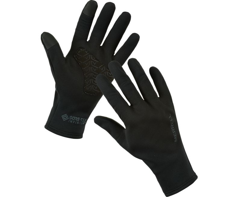 Merrell GORE-TEX® Softshell Fleece Forede Gloves Hansker Dame Svarte | 41529U-1GB