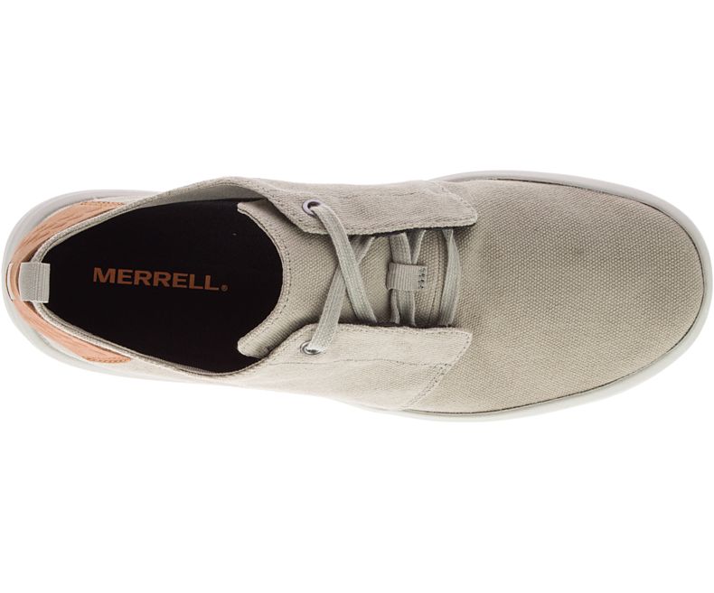 Merrell Gridway Canvas Fritidssko Herre Beige | 41285M-2CB