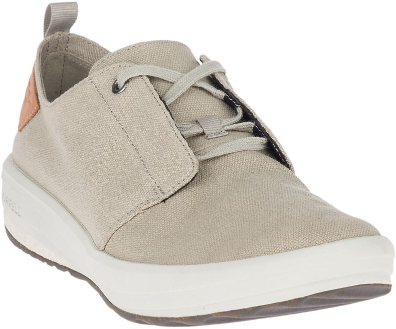 Merrell Gridway Canvas Fritidssko Herre Beige | 41285M-2CB