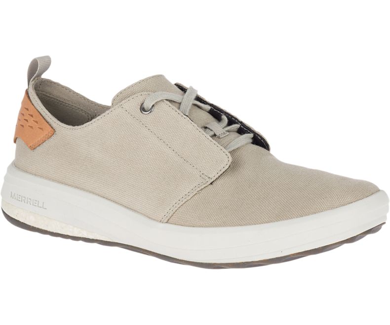 Merrell Gridway Canvas Fritidssko Herre Beige | 41285M-2CB