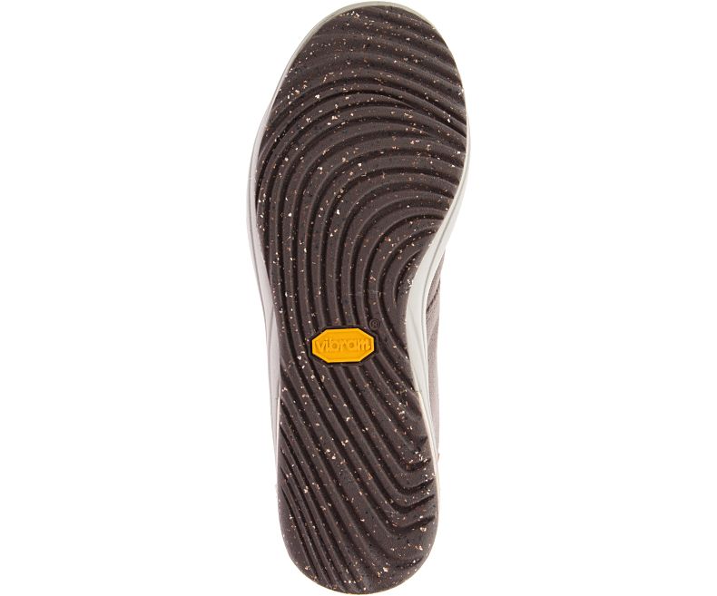 Merrell Gridway Mid Canvas Fritidssko Dame Brune | 41381W-1CB