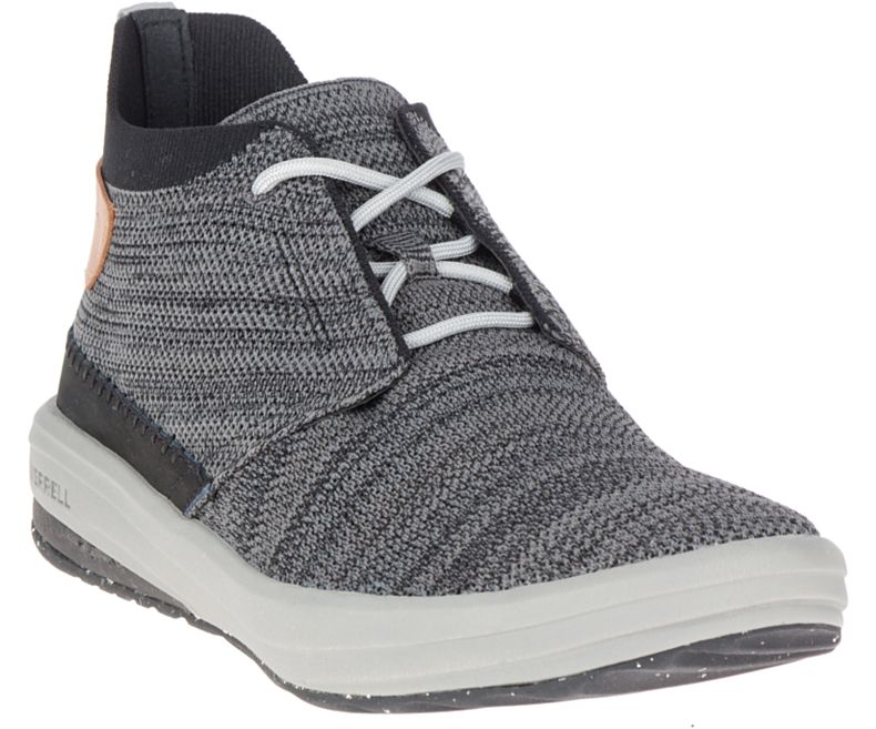 Merrell Gridway Mid Fritidssko Herre Svarte | 35886M-2CB