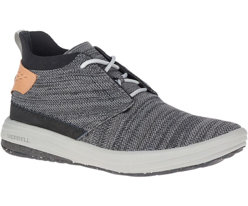 Merrell Gridway Mid Fritidssko Herre Svarte | 35886M-2CB