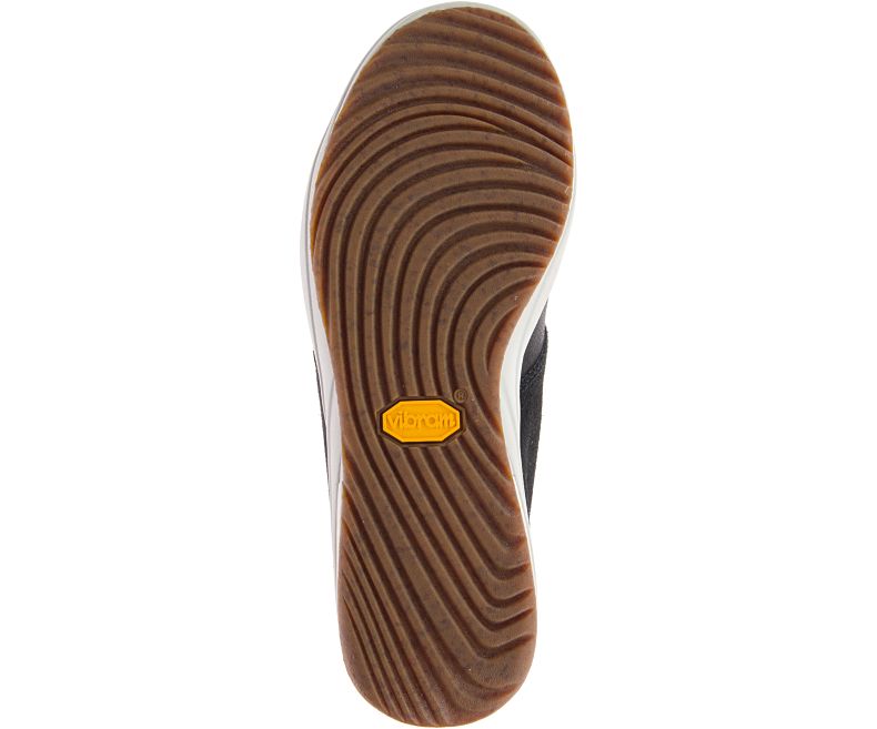 Merrell Gridway Mid Lær Fritidssko Dame Svarte | 41065W-1CB