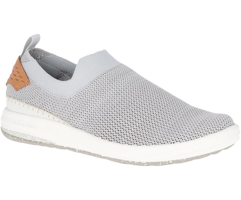 Merrell Gridway Moc Fritidssko Dame Grå | 35893W-1CG