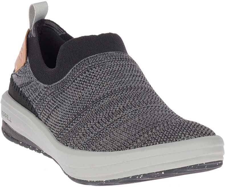 Merrell Gridway Moc Fritidssko Herre Svarte | 35888M-2CB