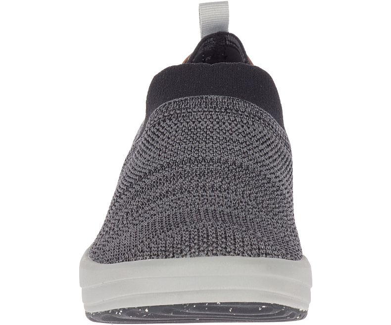 Merrell Gridway Moc Fritidssko Herre Svarte | 35888M-2CB