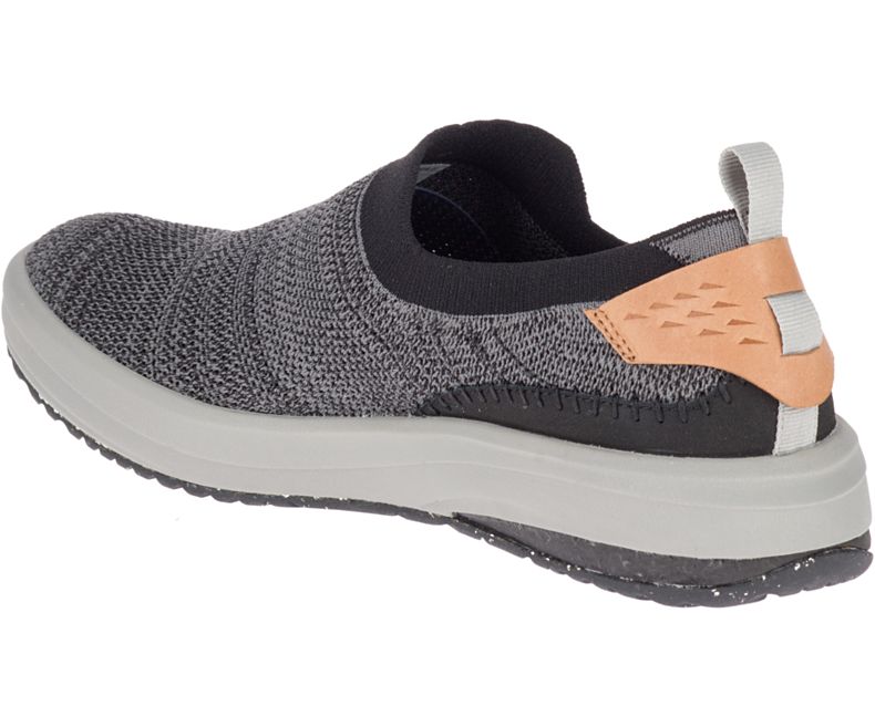 Merrell Gridway Moc Fritidssko Herre Svarte | 35888M-2CB