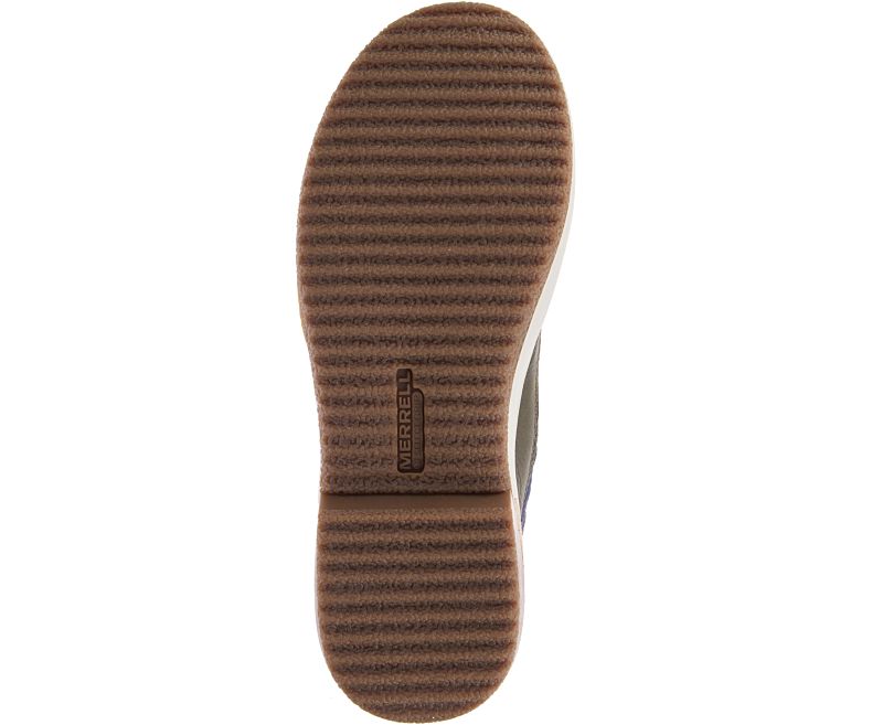 Merrell Haven Bluff Polar Vanntette Vanntette Sko Dame Blå Olivengrønne | 41499W-1WB