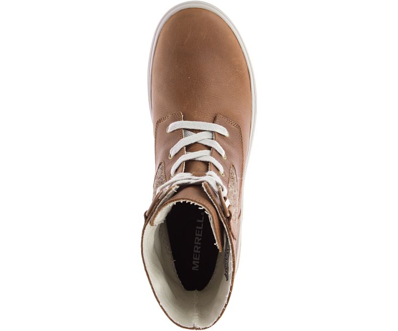 Merrell Haven Mid Blonder Vanntette Støvler Dame Brune | 40976W-1BB