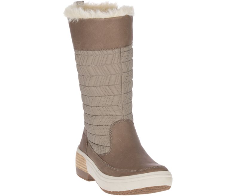 Merrell Haven Pull On Polar Vanntette Vanntette Sko Dame Brune | 41500W-1WB