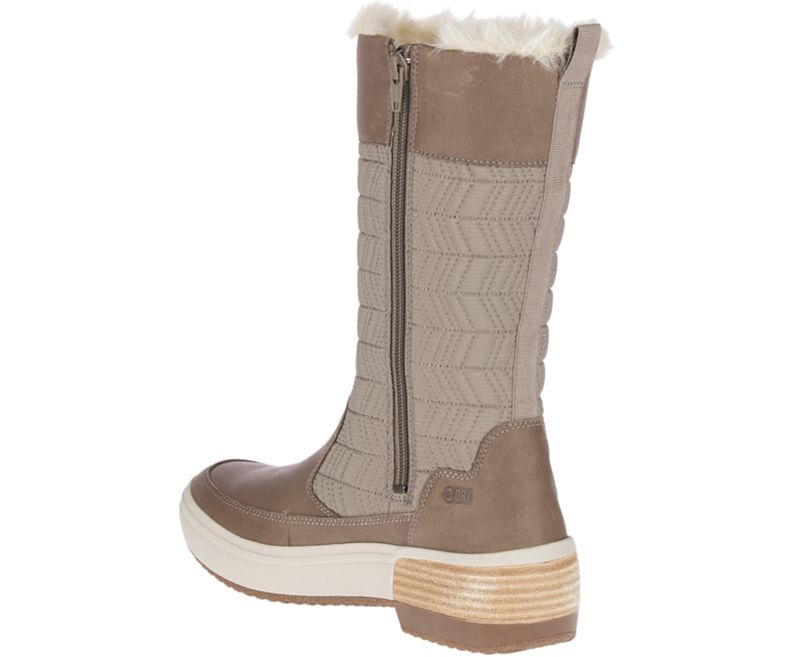 Merrell Haven Pull On Polar Vanntette Vanntette Sko Dame Brune | 41500W-1WB