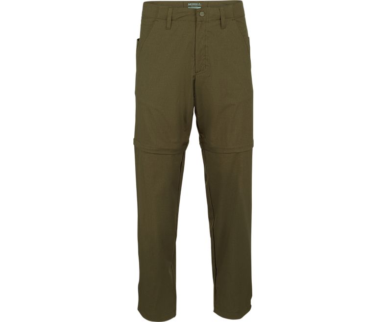 Merrell Hayduke Vanntette Convertible Pant Bukse Herre Olivengrønne | 37570M-2PA