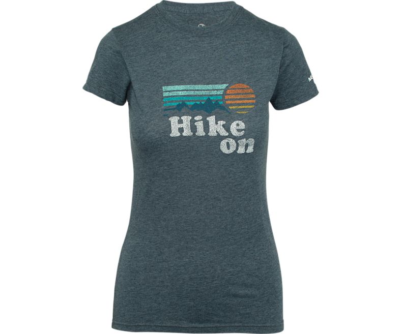 Merrell Hike On Tee Skjorter Med Korte Ermer Dame Marineblå | 41225W-1SN