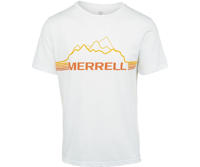 Merrell Horizon Tee Skjorter Med Korte Ermer Herre Hvite | 41184M-2SW