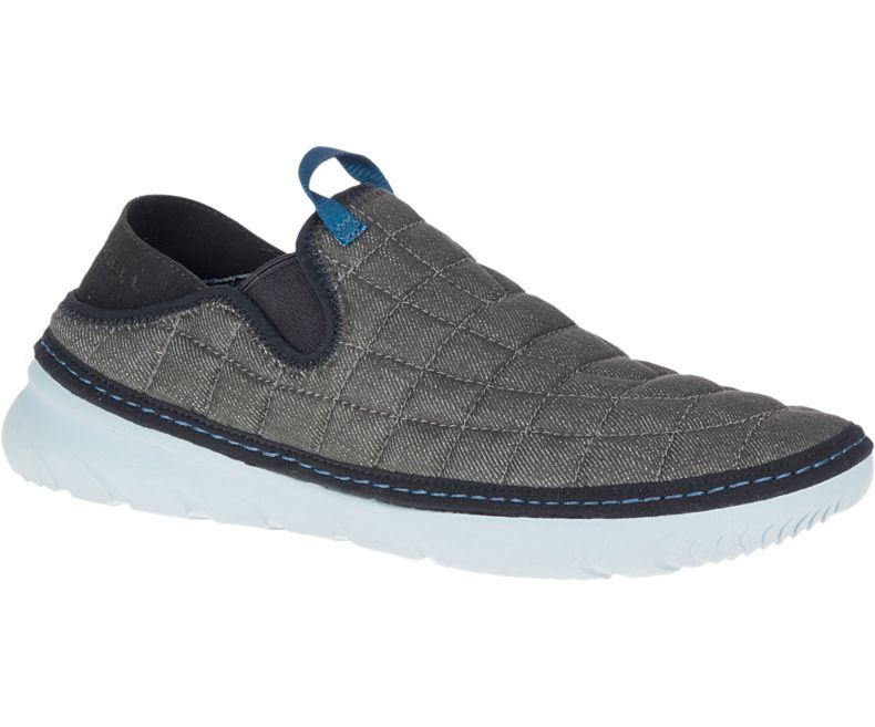 Merrell Hut Moc Slip On Sko Herre Svarte | 40803M-2SB