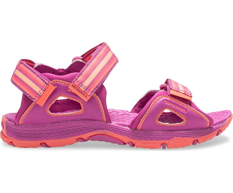 Merrell Hydro Blaze Sandal Sandaler Barn Lilla Korall | 38787B-1SP