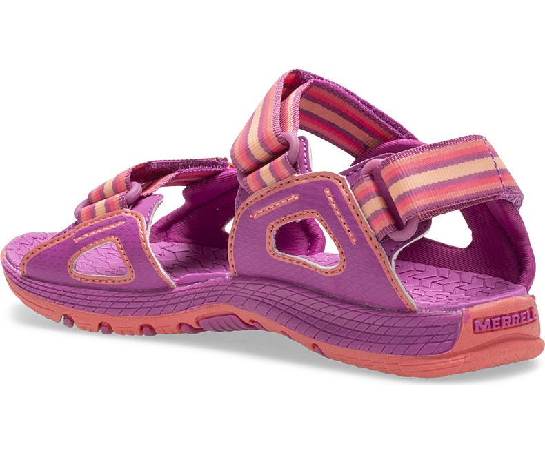 Merrell Hydro Blaze Sandal Sandaler Barn Lilla Korall | 38787B-1SP
