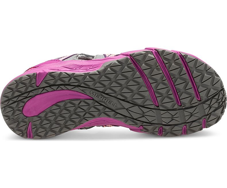 Merrell Hydro Choprock Sandal Sandaler Barn Grå Lilla | 38789B-1SG