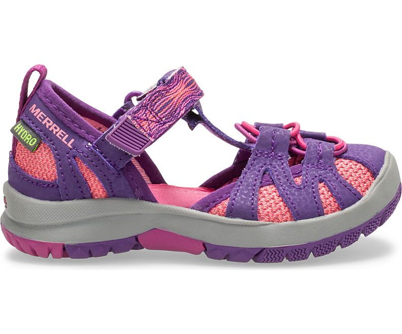 Merrell Hydro Monarch Jr. 2.0 Sandal Sandaler Barn Rosa Lilla | 31320B-1SR