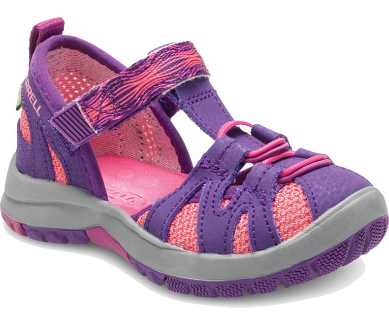 Merrell Hydro Monarch Jr. 2.0 Sandal Sandaler Barn Rosa Lilla | 31320B-1SR