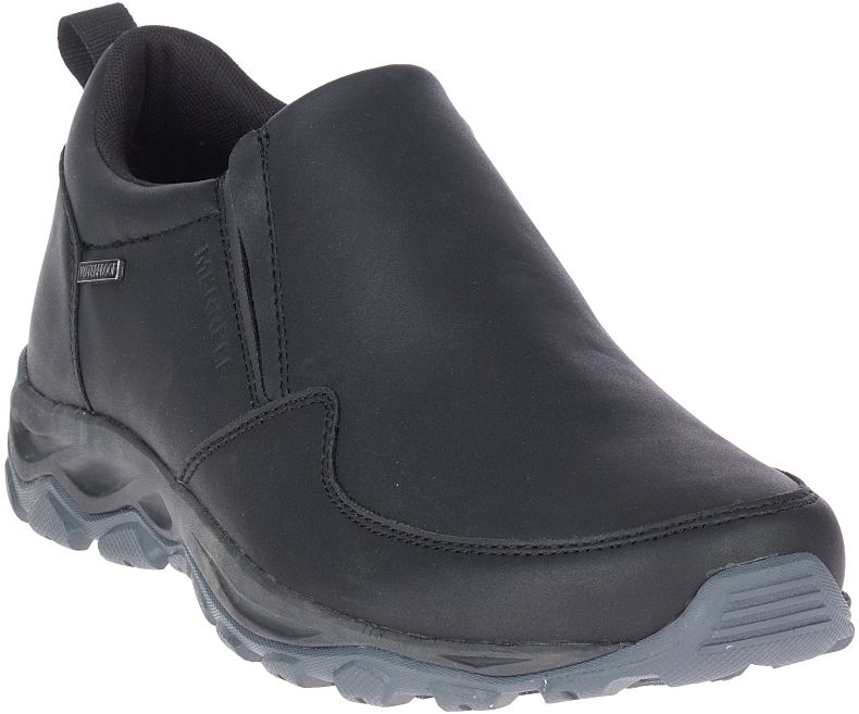 Merrell Ice Cap Guide Moc Vanntette Vinterstøvler Herre Svarte | 42722M-2WB