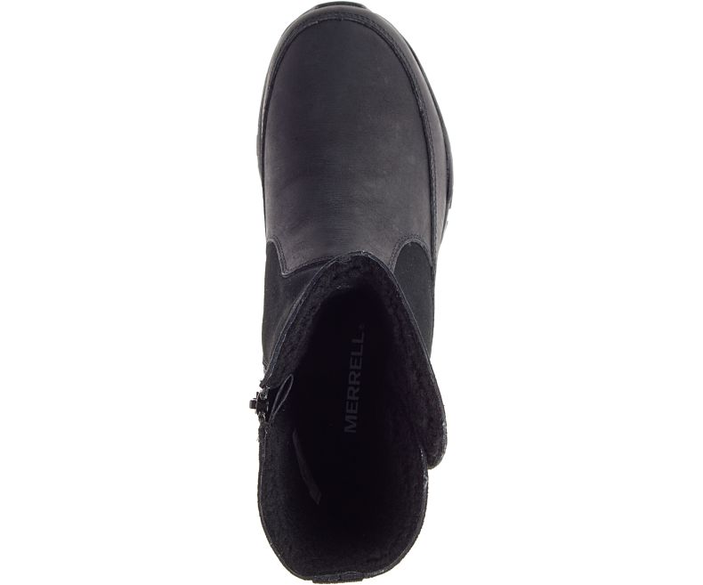 Merrell Icepack Guide Spenne Polar Vanntette Vanntette Sko Dame Svarte | 41551W-1WB
