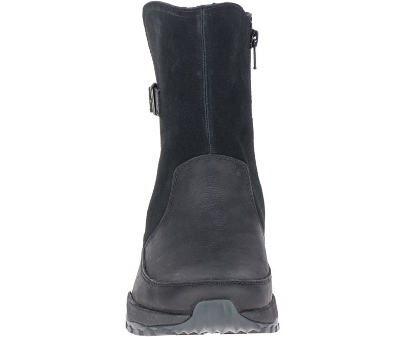 Merrell Icepack Guide Spenne Polar Vanntette Vanntette Sko Dame Svarte | 41551W-1WB