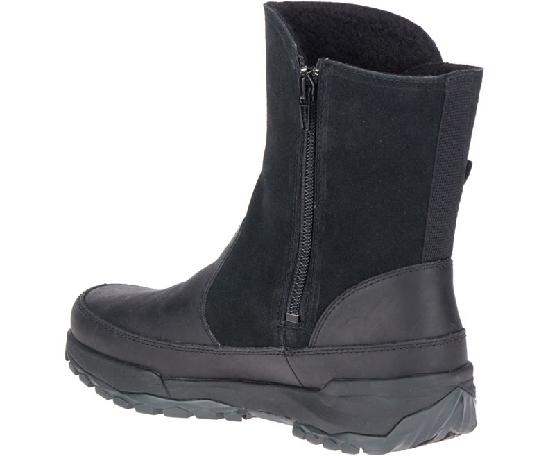 Merrell Icepack Guide Spenne Polar Vanntette Vanntette Sko Dame Svarte | 41551W-1WB