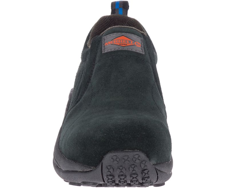 Merrell Jungle Moc Alloy Tå Arbeids Shoe Arbeidssko Dame Svarte | 40843W-1WB