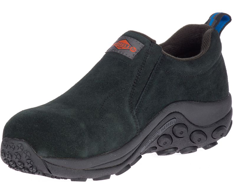 Merrell Jungle Moc Alloy Tå Arbeids Shoe Arbeidssko Dame Svarte | 40843W-1WB