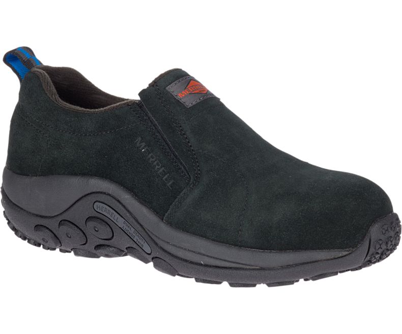Merrell Jungle Moc Alloy Tå Arbeids Shoe Arbeidssko Dame Svarte | 40843W-1WB